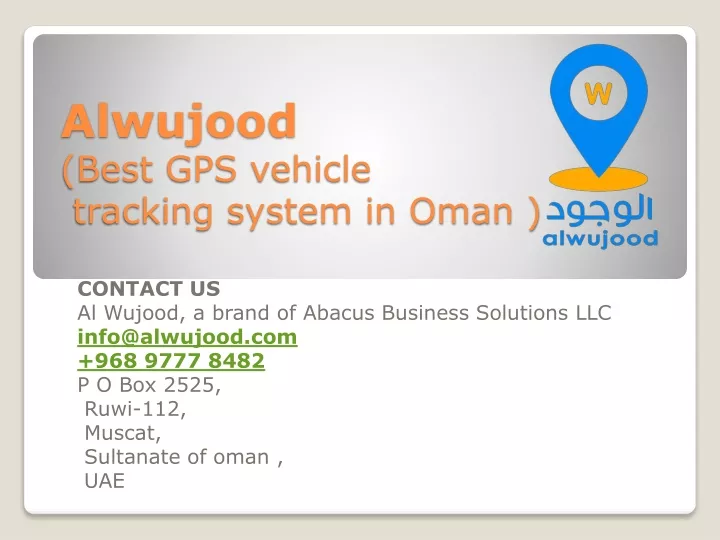 alwujood best gps vehicle tracking system in oman