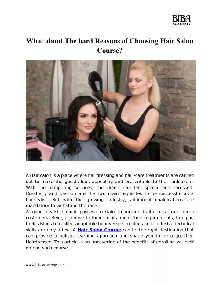 what about the hard reasons of choosing hair