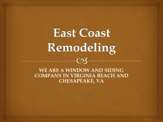 east coast r emodeling