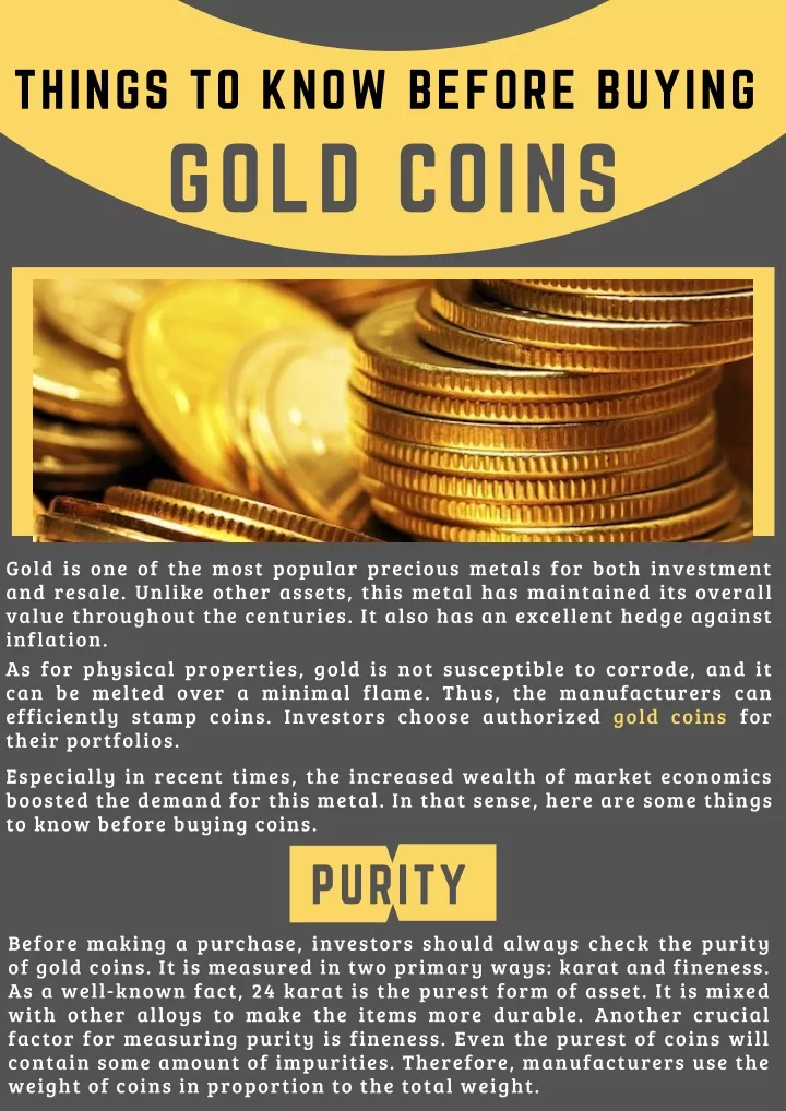 things to know before buying gold coins