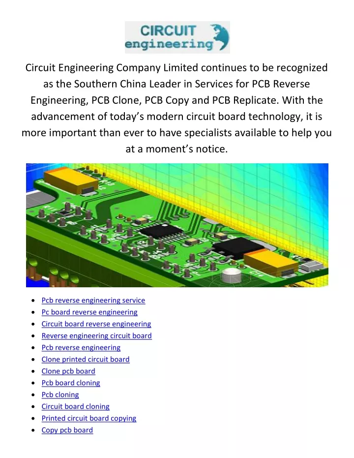 circuit engineering company limited continues