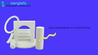 java importance in current times