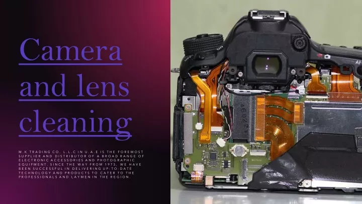 camera and lens cleaning
