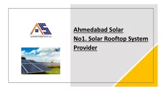 Ahmedabad Solar - No1. Solar Rooftop System Provider | Tata Power Solar