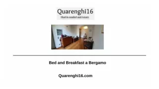 Bed and Breakfast a Bergamo - Quarenghi16