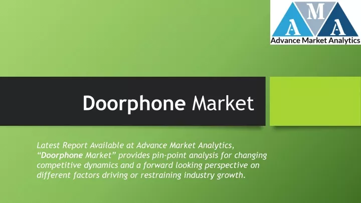 doorphone market