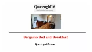 Bergamo Bed and Breakfast - Quarenghi16