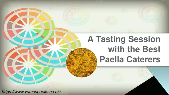 a tasting session with the best paella caterers