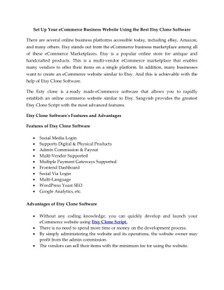 set up your ecommerce business website using