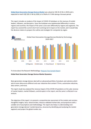 global next generation storage devices market