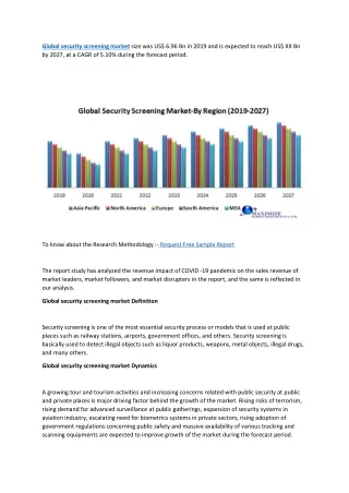 global security screening market size