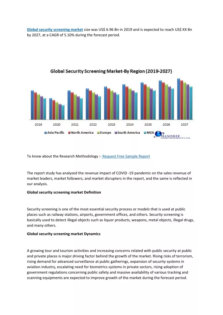 global security screening market size