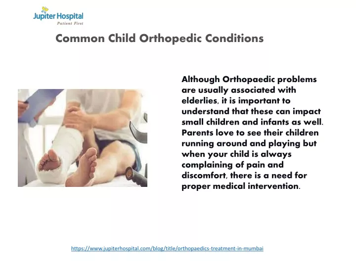 common child orthopedic conditions