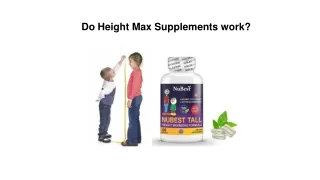 Do Height Max Supplements work_