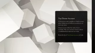 top demat account