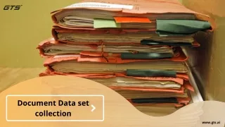 Document Data set collection to train AI/ML models