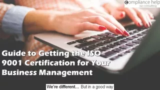 guide to getting the iso 9001 certification