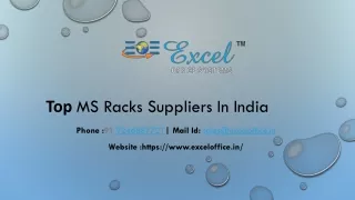 Top MS Racks Suppliers In India