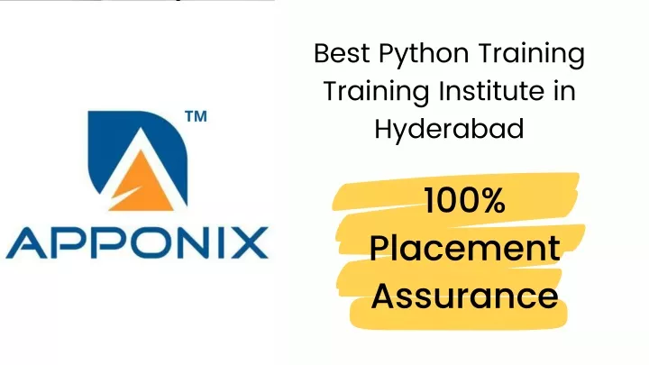 best python training training institute