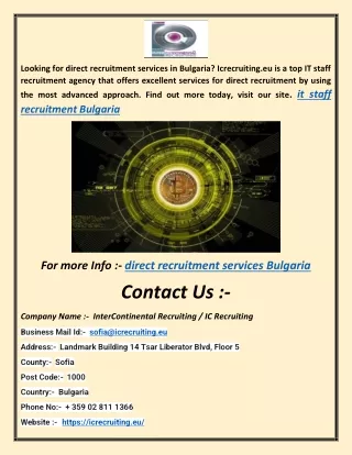 recruitment agency Bulgaria sss