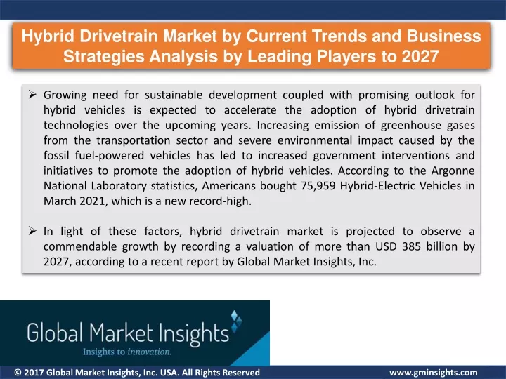 hybrid drivetrain market by current trends