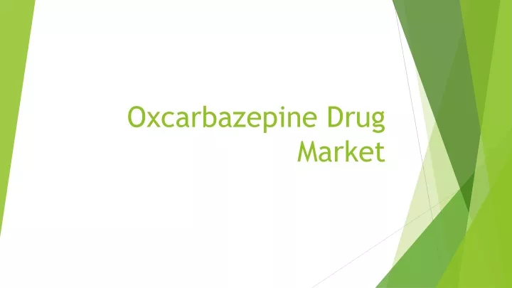 oxcarbazepine drug market