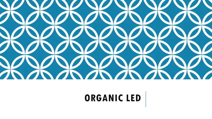 organic led