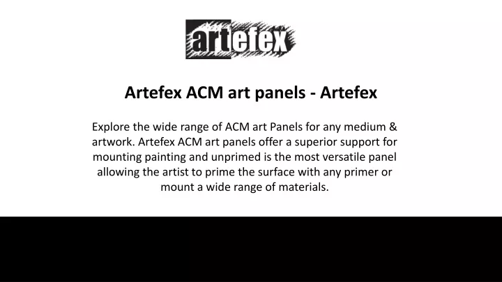 artefex acm art panels artefex