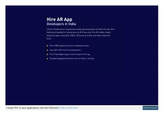 hire ar app developers in india