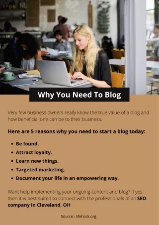 Why You Need To Blog