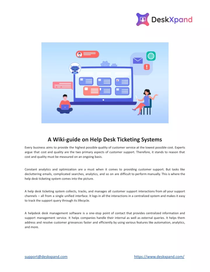 a wiki guide on help desk ticketing systems