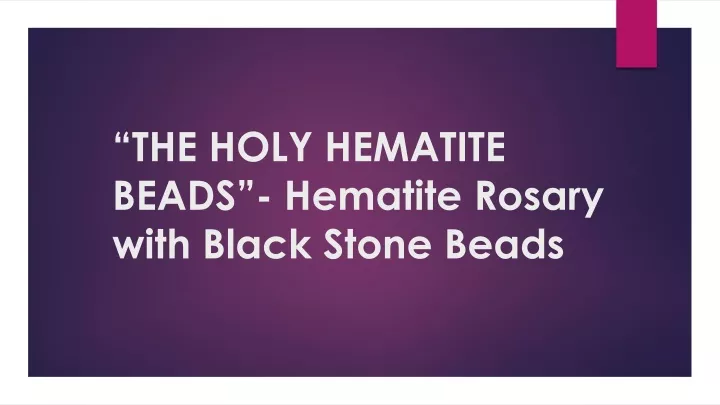 the holy hematite beads hematite rosary with black stone beads