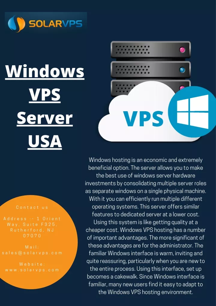 windows vps server usa