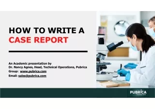 how to write a case report