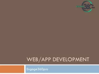 web app development
