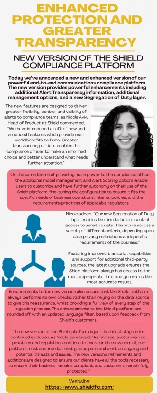 enhanced protection and greater transparency