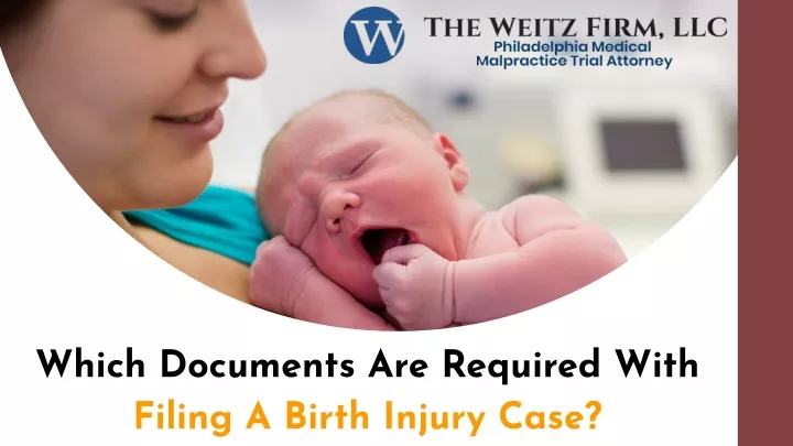 which documents are required with filing a birth
