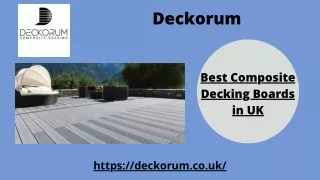 Best Composite Decking Boards in UK