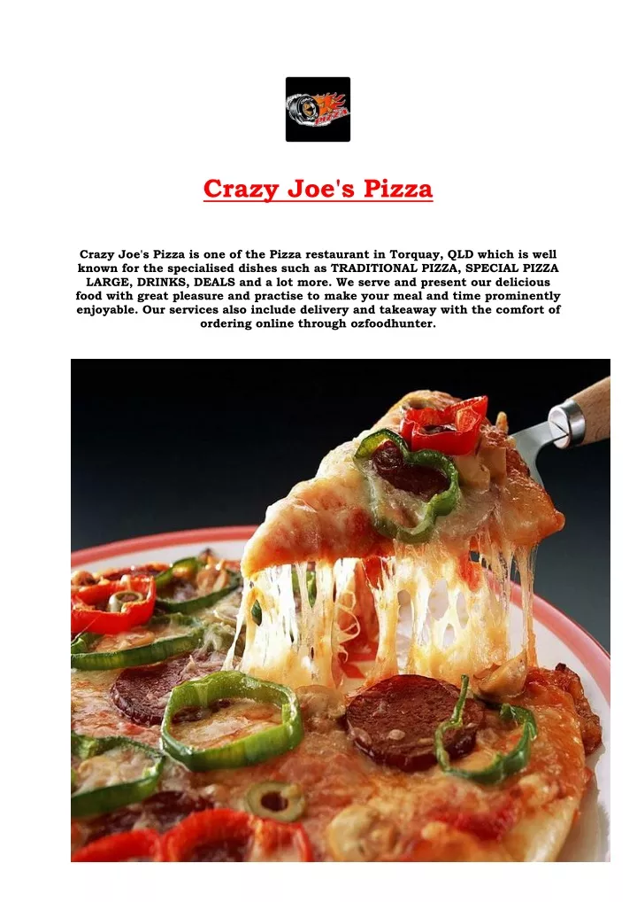 crazy joe s pizza