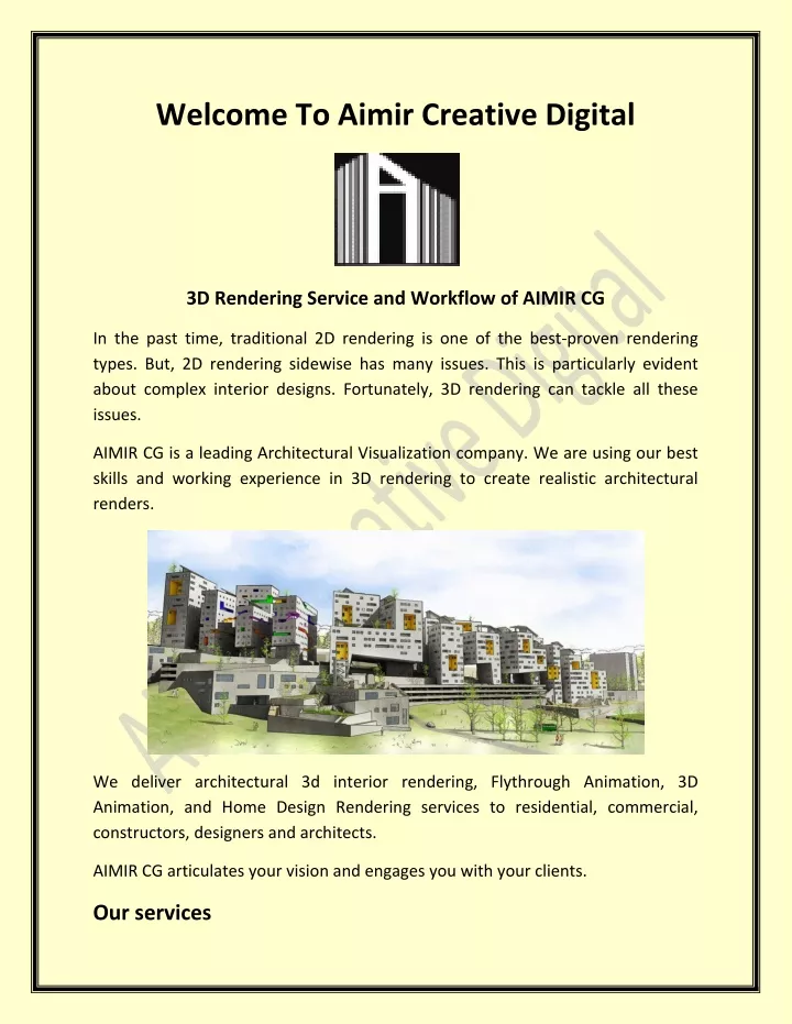 welcome to aimir creative digital