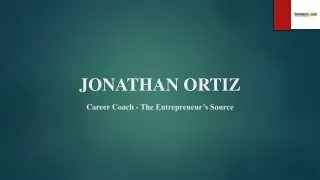 Career Ownership Coach in San Francisco - Jonathan Ortiz, TES