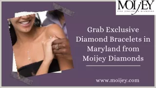 Get Beautiful Diamond Bracelets in Maryland