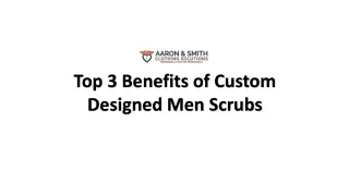 Top 3 Benefits of Custom Designed Men Scrubs