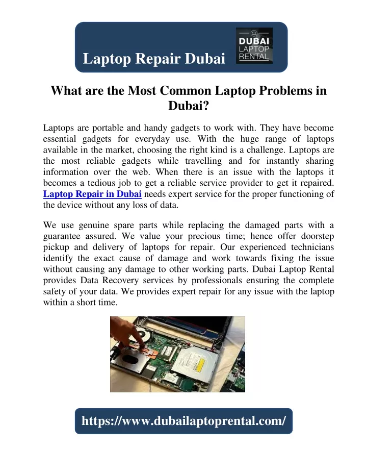 laptop repair dubai