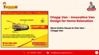 Chapp Van - Innovative Van Design for Home Relocation