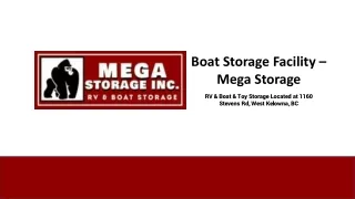 boat storage facility mega storage