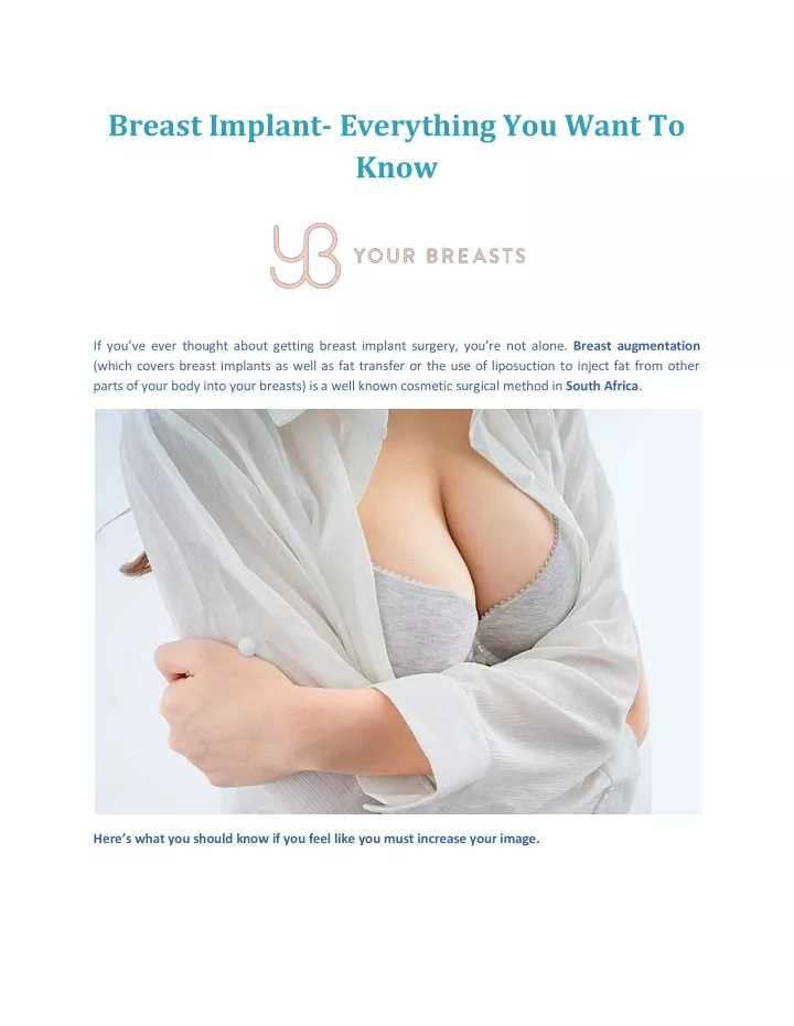 breast implant everything you want to know