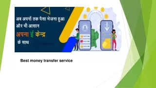 b est money transfer service