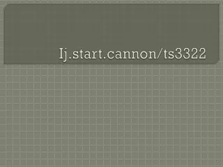 ij start cannon ts3322