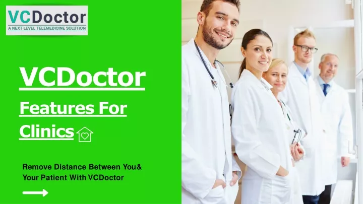 vcdoctor features for clinics